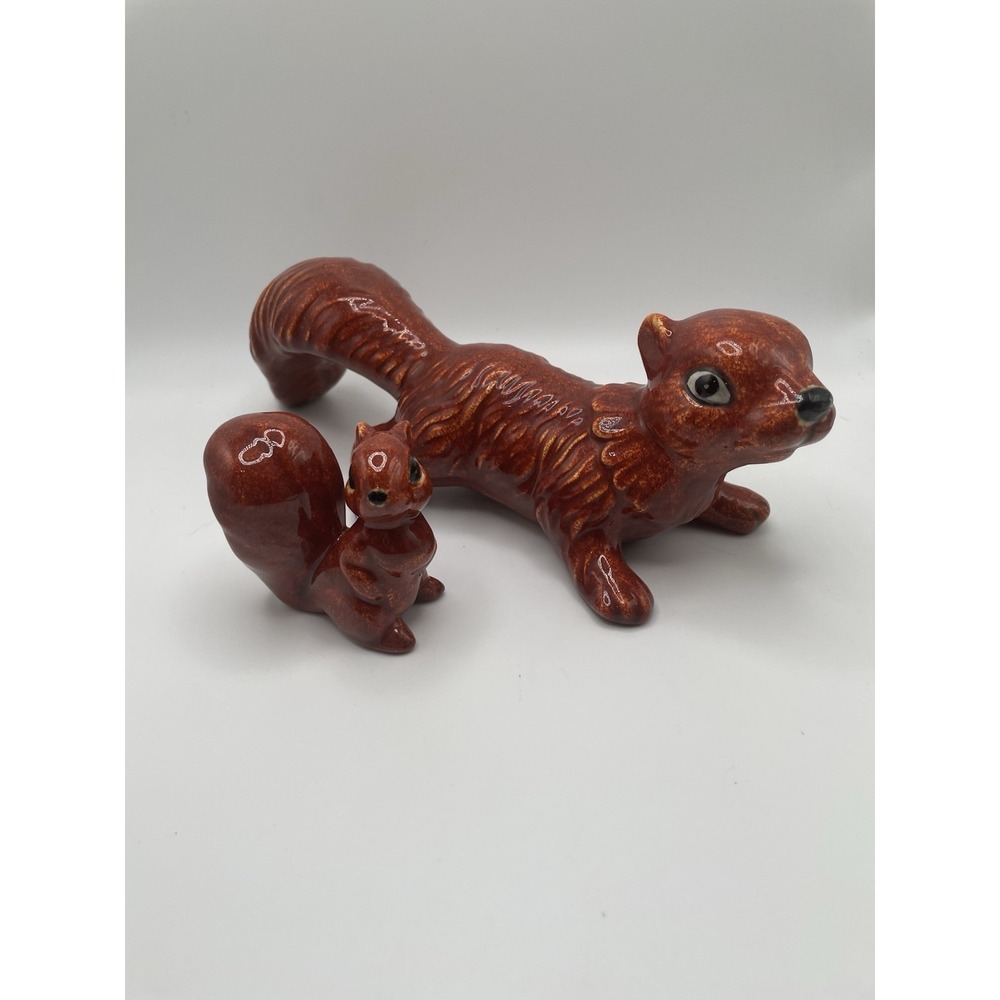 Vtg Arnels Ceramic Squirrels Set Of Two - Picture 2 of 5